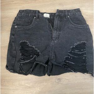 Cotton on mom jeans size 8. Distressed